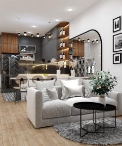 Thiết kế nhà phố Chị Duyên - Vĩnh Lộc - 1PN