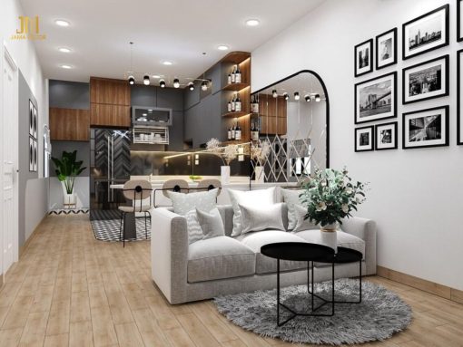 Thiết kế nhà phố Chị Duyên - Vĩnh Lộc - 1PN
