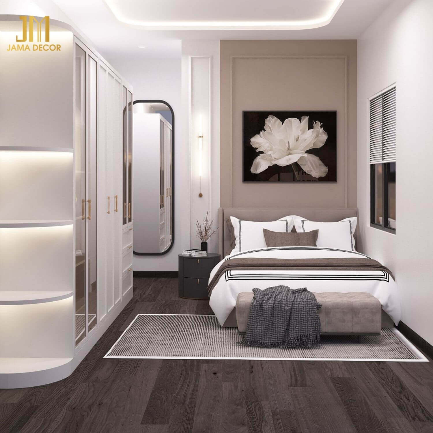 Nội thất đã được bố trí hài hòa giúp tăng giá trị bán lại khi bạn không còn nhu cầu sử dụng