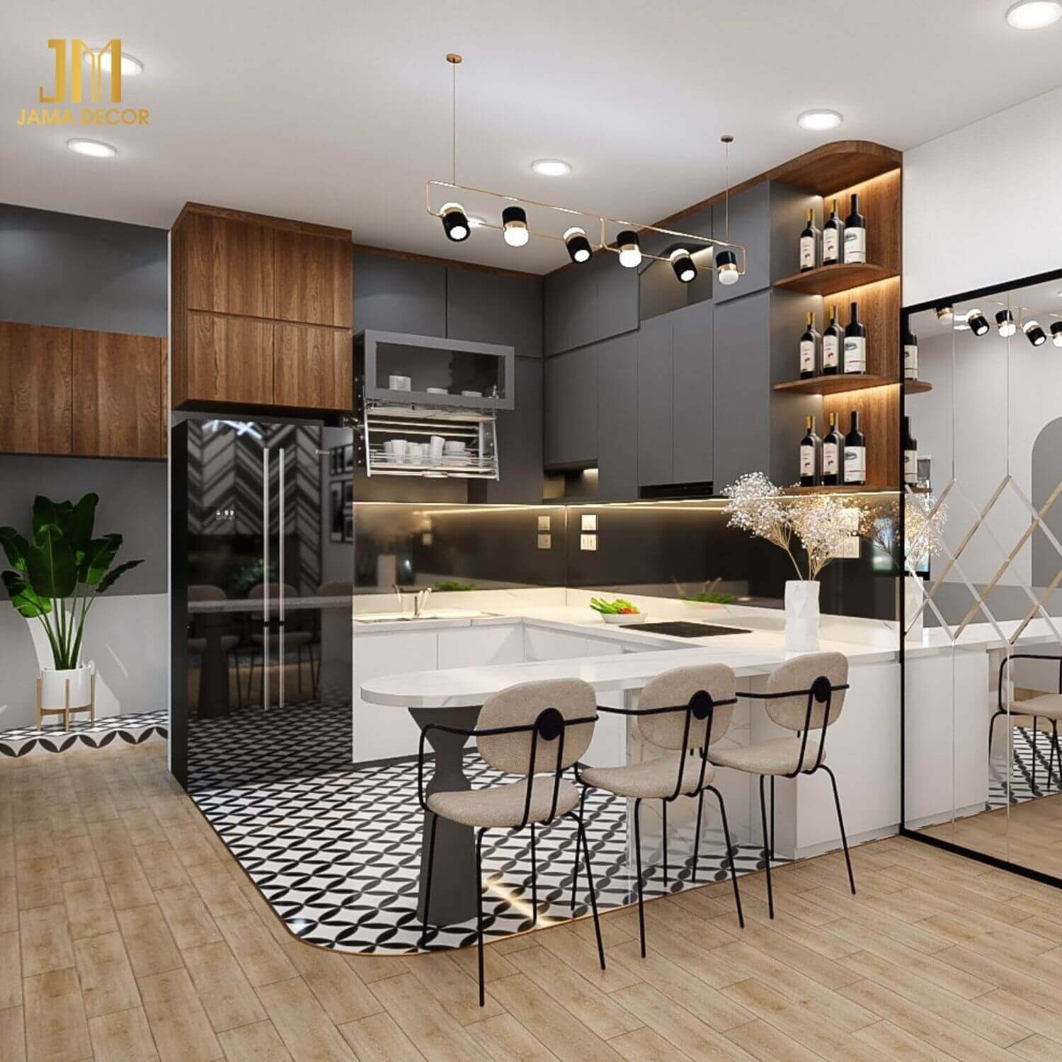 Yếu tố an toàn luôn được đảm bảo khi thuê thiết kế nội thất; 
