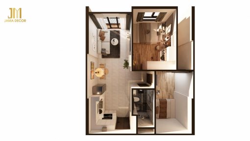 Nội thất chung cư Picity Quận 12 – 2 PN – Chị Hằng - Ảnh 11