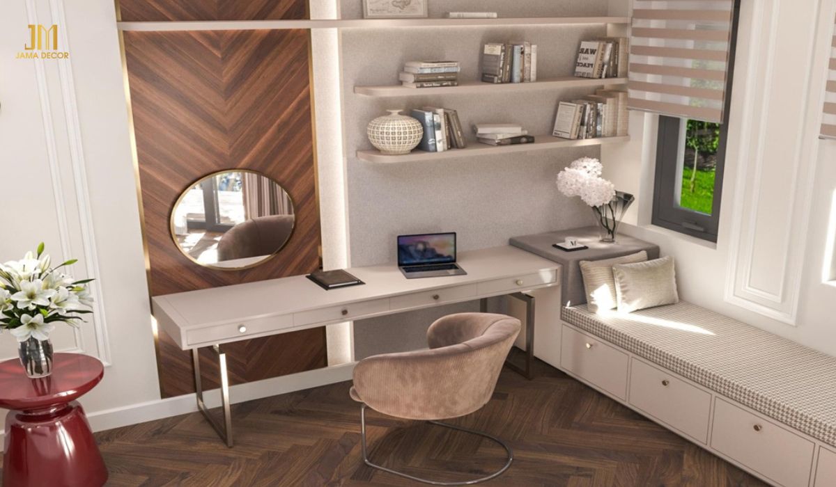 50+ Mẫu Bàn Trang Điểm Hiện Đại, Tinh Tế Nhất 1 Bạn nên có một chiếc bàn trang điểm nhỏ xinh phục vụ quá trình làm đẹp