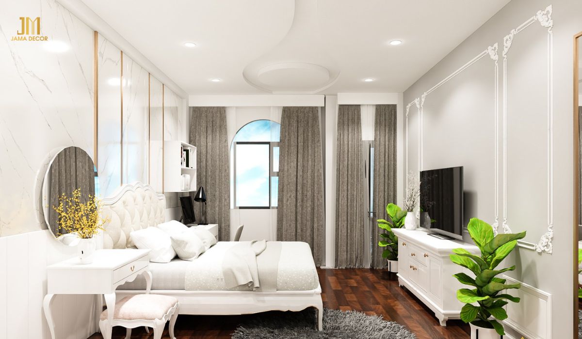 50+ Mẫu Giường Ngủ Hiện Đại, Tiện Nghi Nhất 13 Nên kê giường sát tường để đảm bảo phong thủy