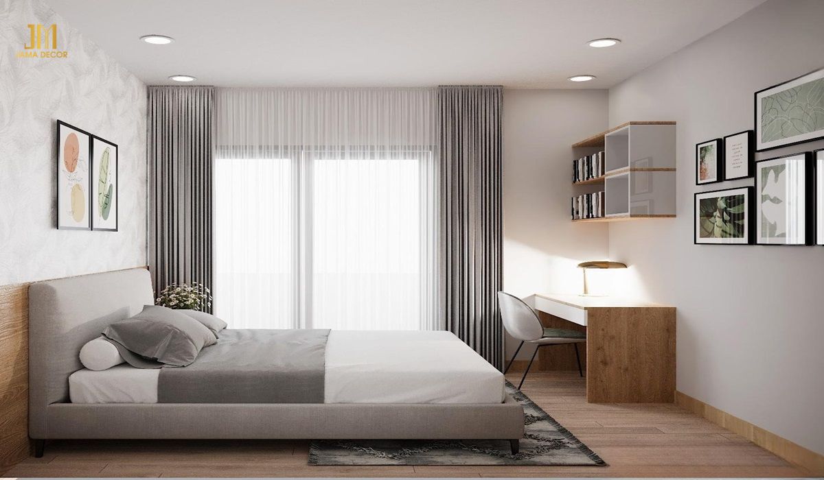 50+ Mẫu Giường Ngủ Hiện Đại, Tiện Nghi Nhất 7 Khung giường bọc nhung giúp mang lại cảm giác êm ái, nâng niu từng giấc ngủ