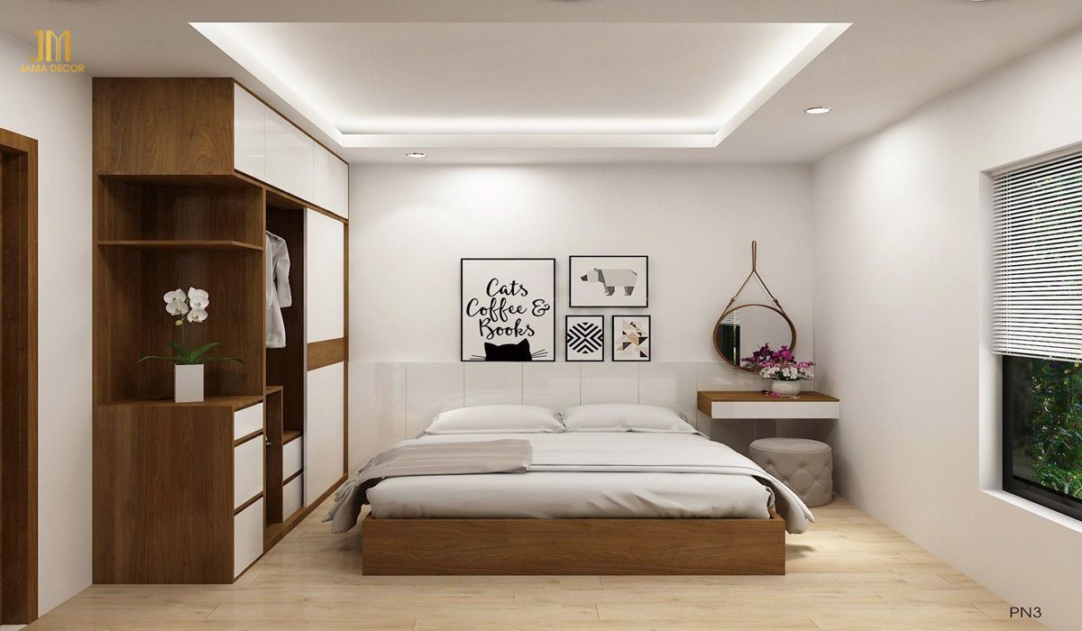 Không gian của đôi vợ chồng trẻ với đồ nội thất đơn giản nhưng ấm cúng