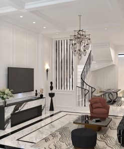 Thiết kế Nhà phố Tân Cổ Điển - 2PN - Anh Toàn