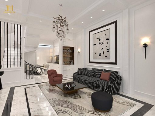 Thiết kế Nhà phố Tân Cổ Điển - 2PN - Anh Toàn - Ảnh 2
