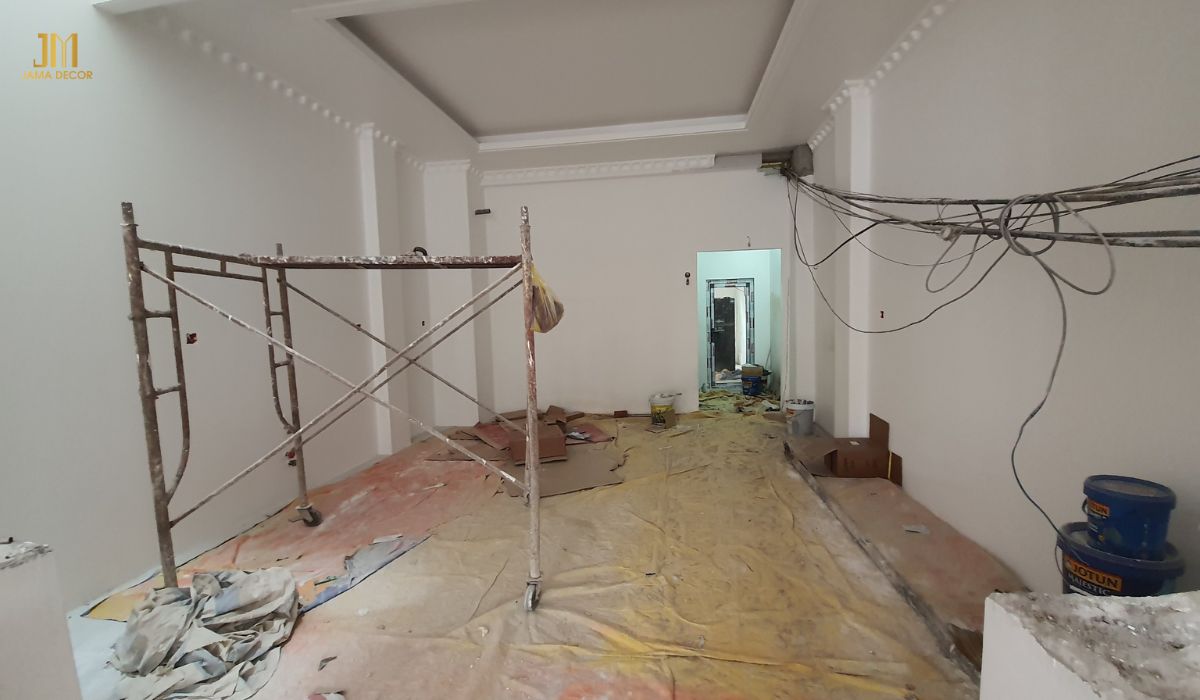 Lắp đặt lại hệ thống điện âm tường