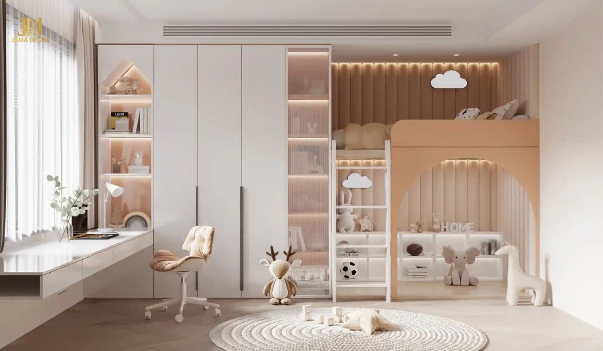 20+ Mẫu tủ quần áo trẻ em đẹp, thịnh hành nhất hiện nay 23 Tùy thuộc vào chiều cao và độ tuổi của bé để cân nhắc để lựa chọn mẫu tủ gỗ công nghiệp có kích thước phù hợp