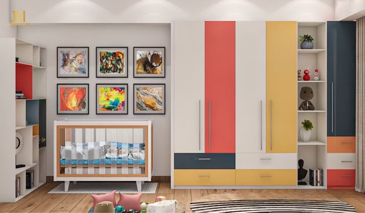 20+ Mẫu tủ quần áo trẻ em đẹp, thịnh hành nhất hiện nay 25 Tủ quần áo cho trẻ em gỗ công nghiệp có thể di chuyển linh hoạt khi muốn thiết kế lại không gian cho bé