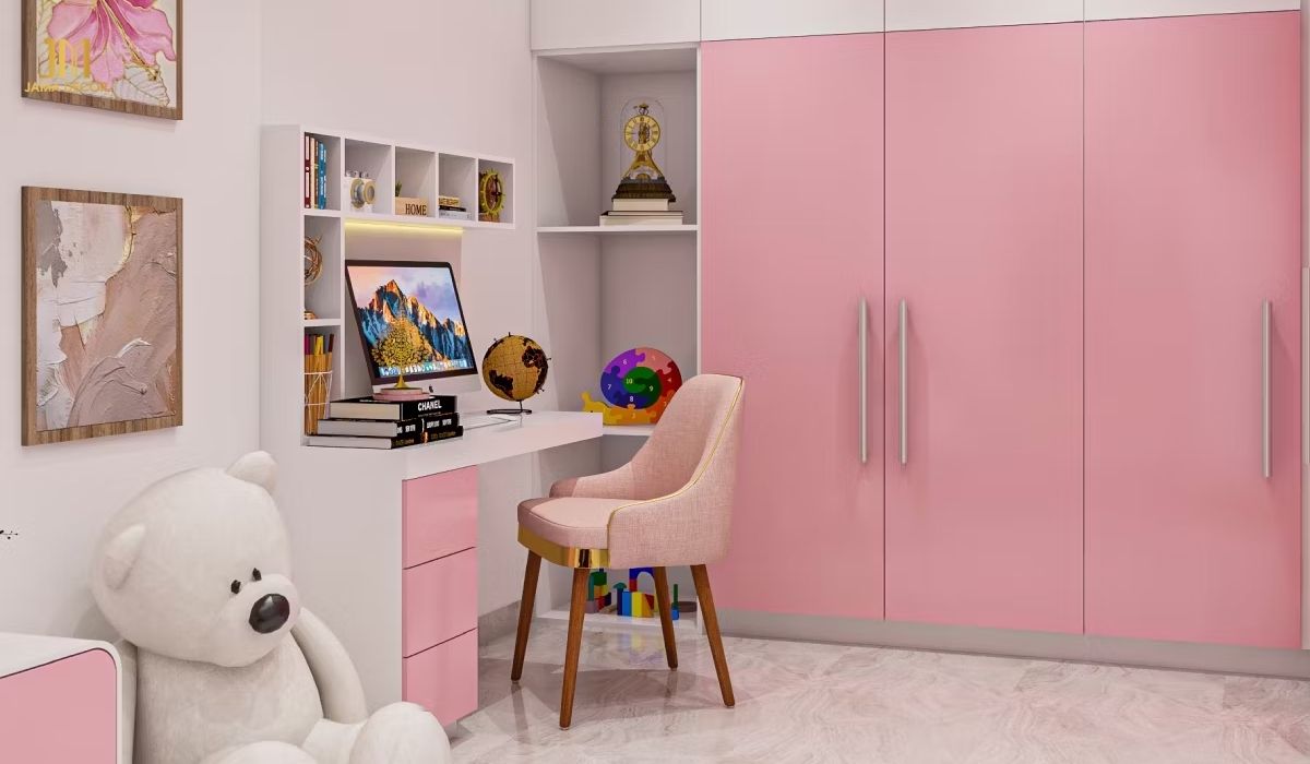 20+ Mẫu tủ quần áo trẻ em đẹp, thịnh hành nhất hiện nay 27 Tủ quần áo trẻ em với tone màu hồng ngọt ngào là sự lựa chọn đầu tiên dành cho cô công chúa nhỏ