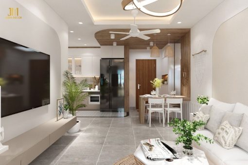 Thiết kế chung cư Carillon 7 – 2 PN – Chị Phúc - Ảnh 9