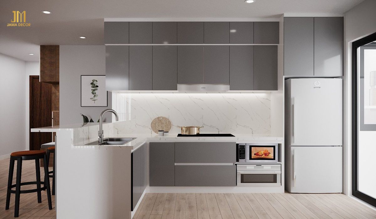 Những mẫu tủ bếp đẹp phù hợp với mọi không gian bếp