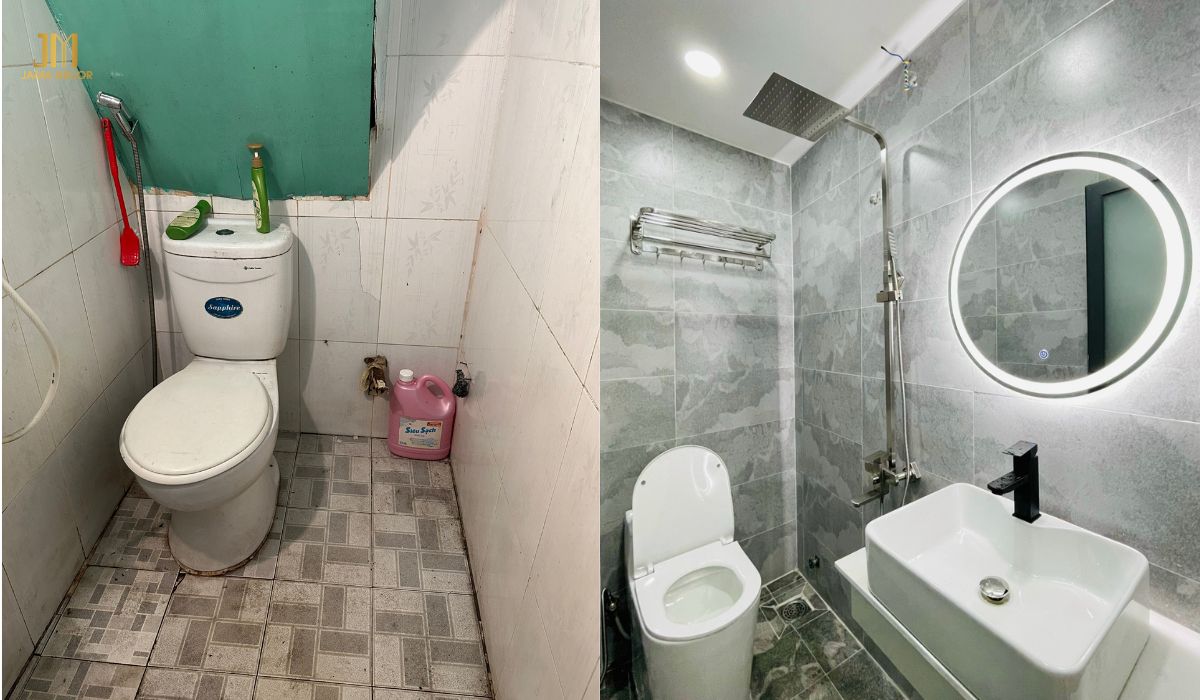 Cải tạo nội thất nhà ống thành không gian sống lý tưởng 25 Giữ nhà vệ sinh sạch sẽ giúp bảo vệ sức khỏe cho gia đình