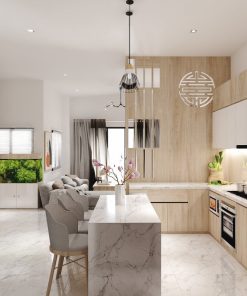 thiet ke nha pho quan 12 2pn 120m2 chi duong 8