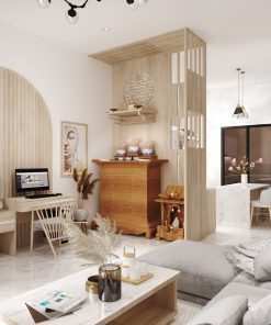 Thiết kế nhà phố Quận 12 - 2PN - 120m2 - Chị Dương