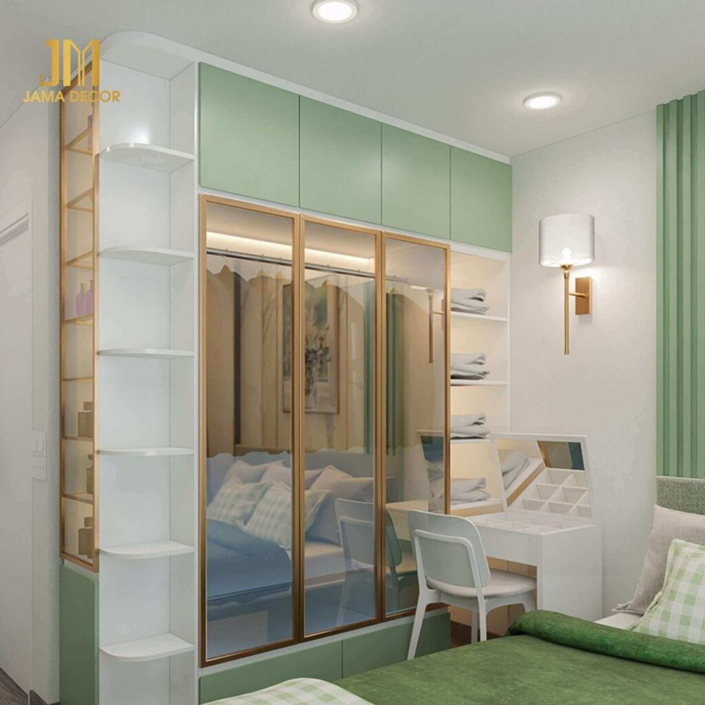 Có thể kết hợp kệ sách với tủ 