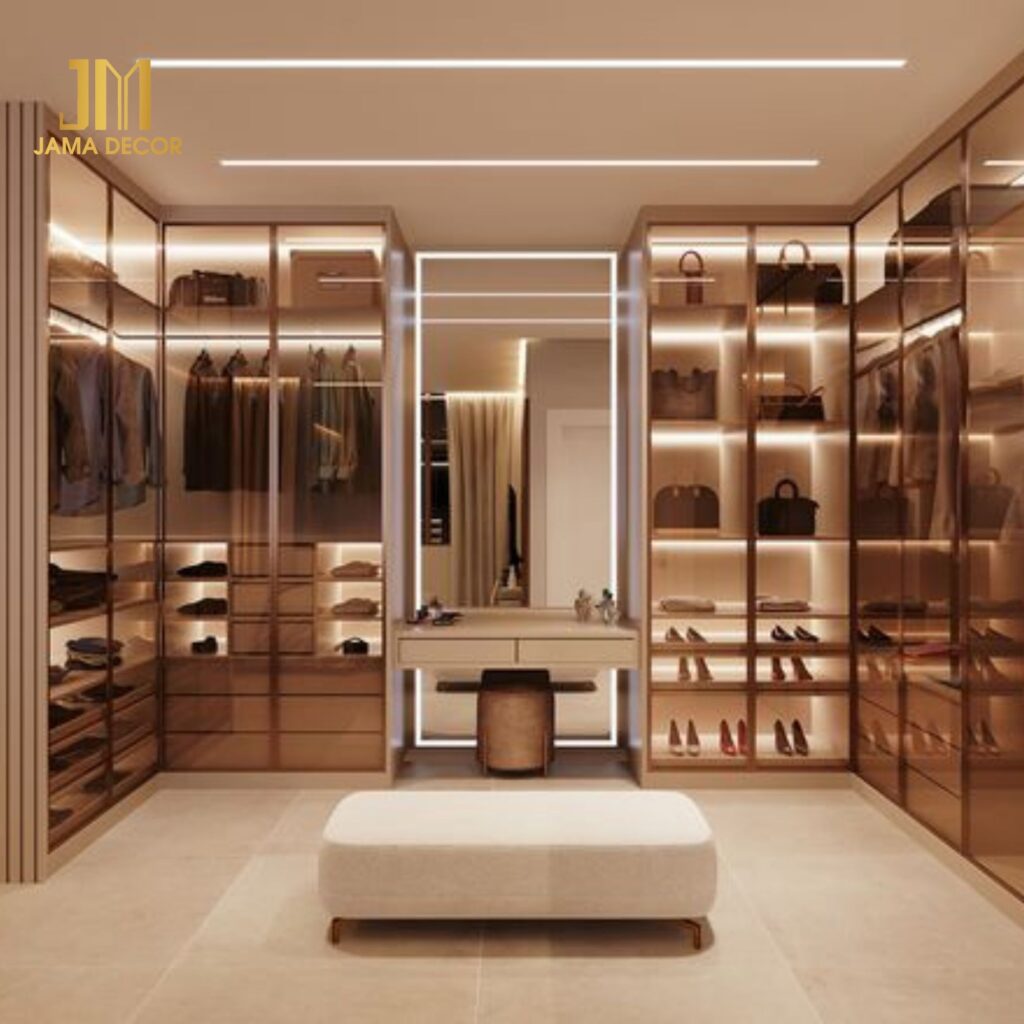 Tủ chữ U hiện đại với chức năng đa dạng