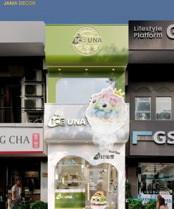 Thiết kế thi công quán kem ICE UNA