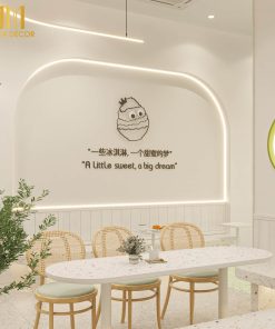 Thiết kế thi công quán kem ICE UNA