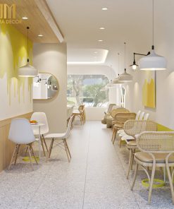 Thiết kế thi công quán kem ICE UNA