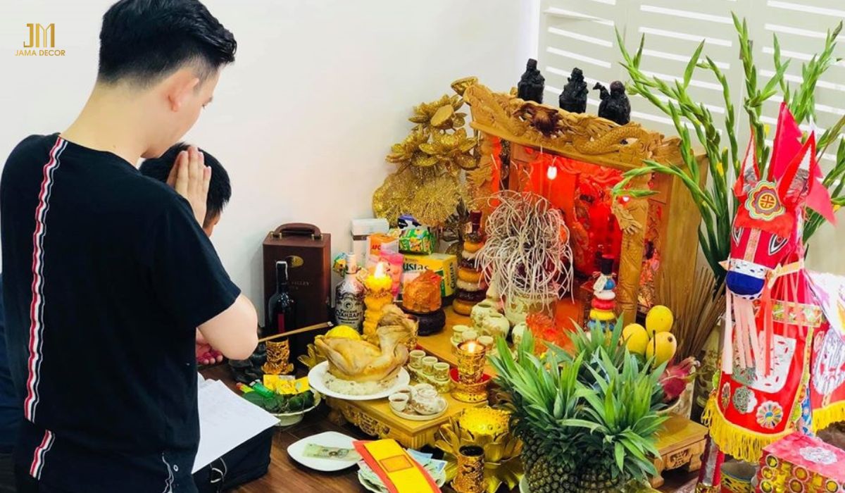 Nghi lễ báo cáo xin phép thổ địa trước khi cải tạo, sửa chữa nhà 