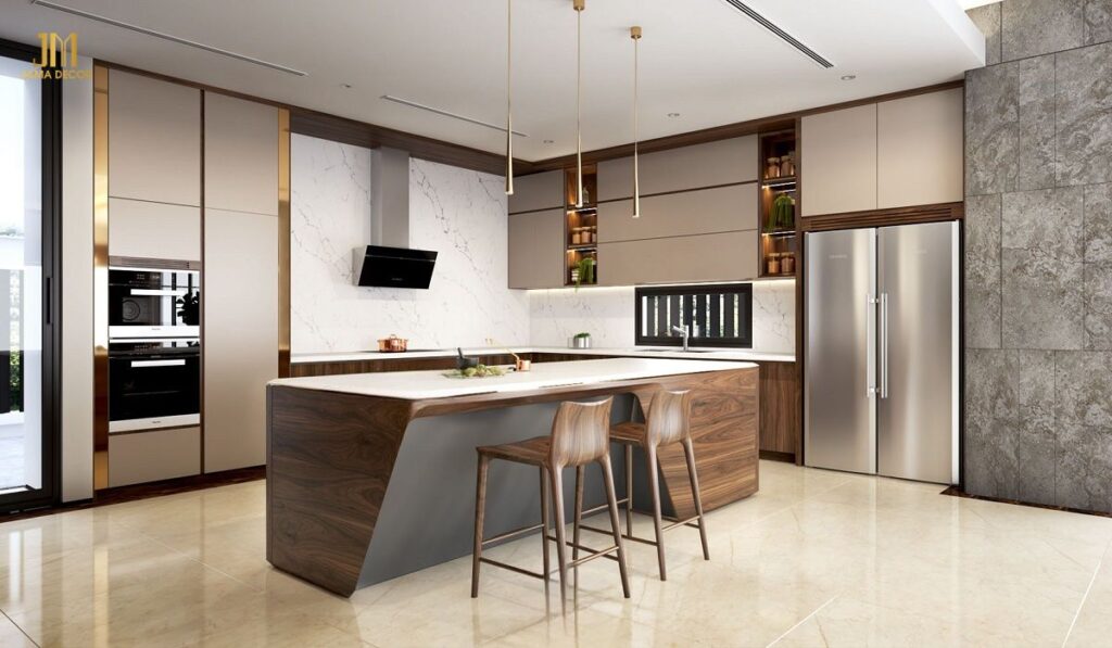 tone mau tuong phu hop voi noi that