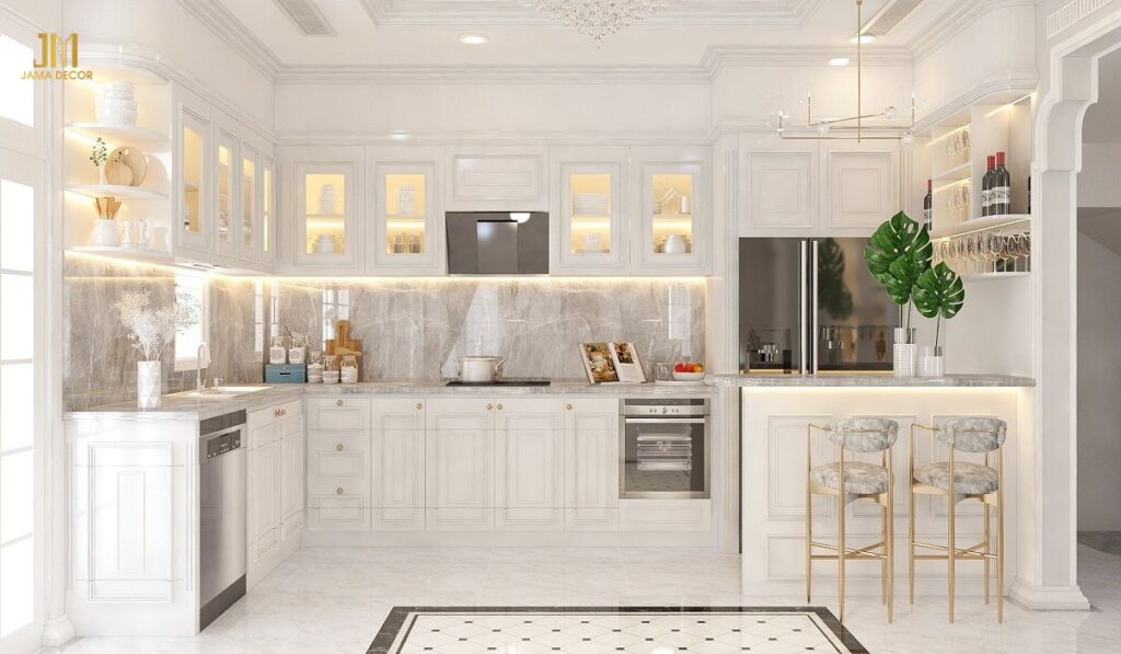 noi that nha bep dep voi tu bep hien dai 2