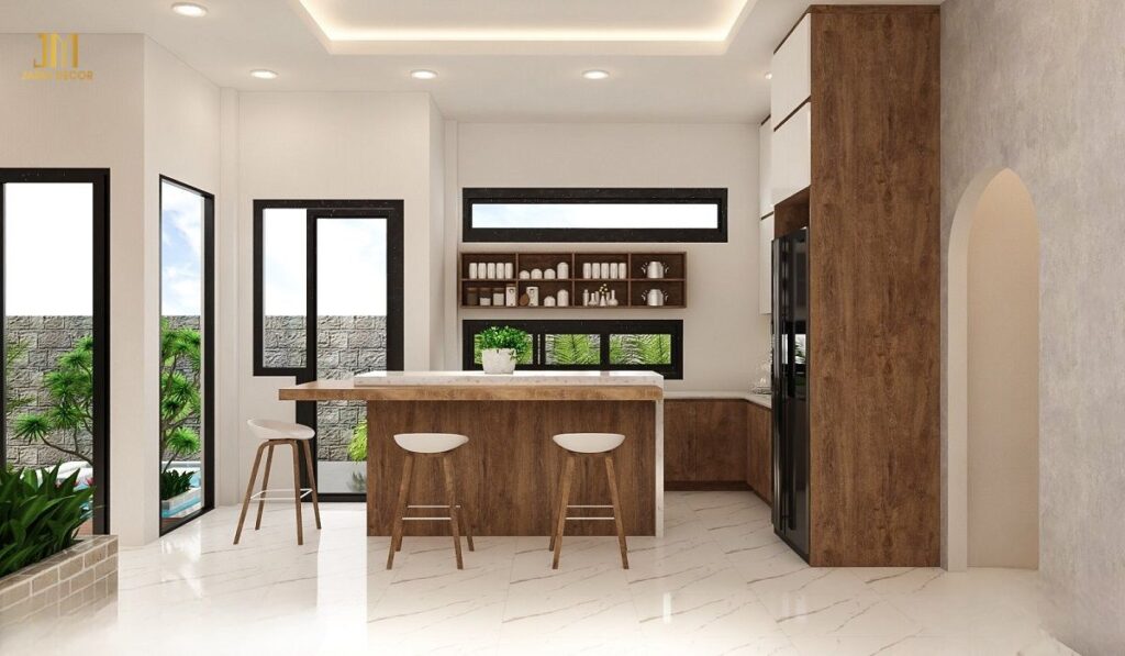 noi that nha bep dep khong gian mo 2