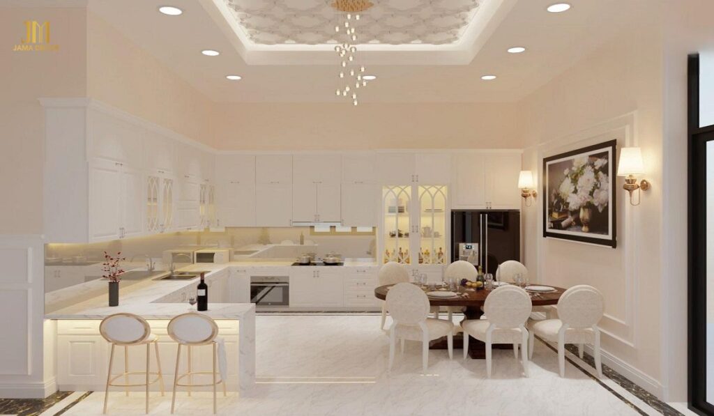 noi that nha bep dep voi tu bep hien dai