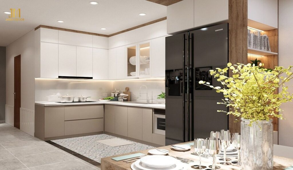 Top 100+ mẫu nội thất bếp giá rẻ hiện đại 68
Nội thất bếp giá rẻ - Tủ bếp chữ L