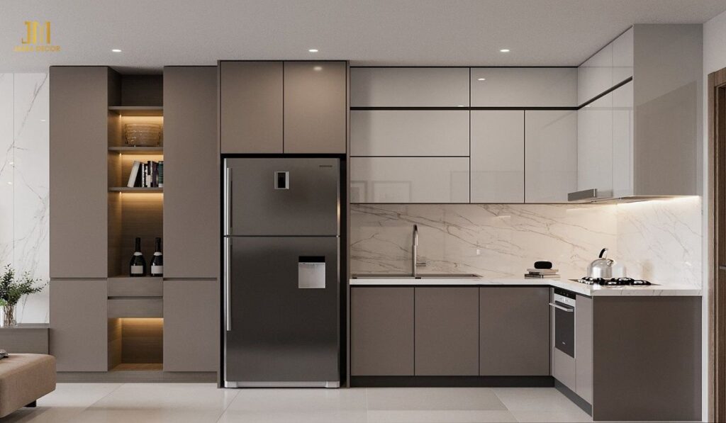 Top 100+ mẫu nội thất bếp giá rẻ hiện đại 67
Nội thất bếp giá rẻ - Tủ bếp chữ L