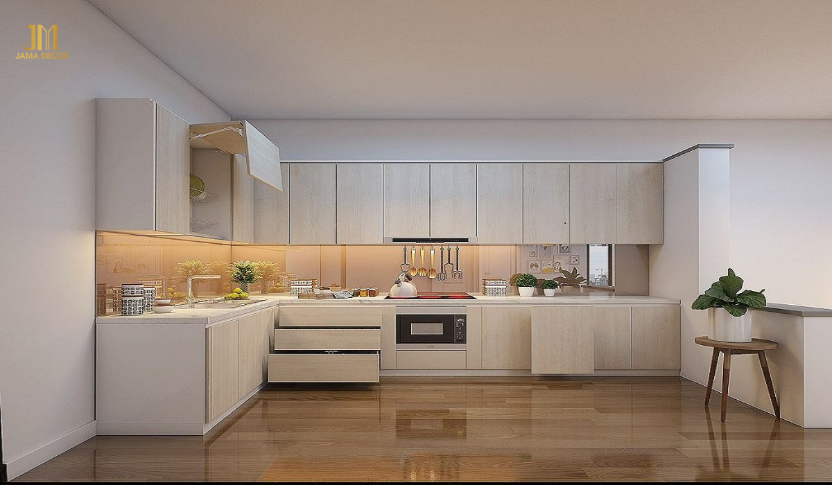 Top 100+ mẫu nội thất bếp giá rẻ hiện đại 43 Nội thất bếp giá rẻ - Tủ bếp công nghiệp phủ Melamine