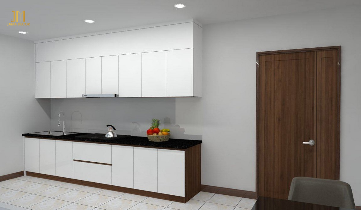 Top 100+ mẫu nội thất bếp giá rẻ hiện đại 42 Nội thất bếp giá rẻ - Tủ bếp công nghiệp phủ Melamine