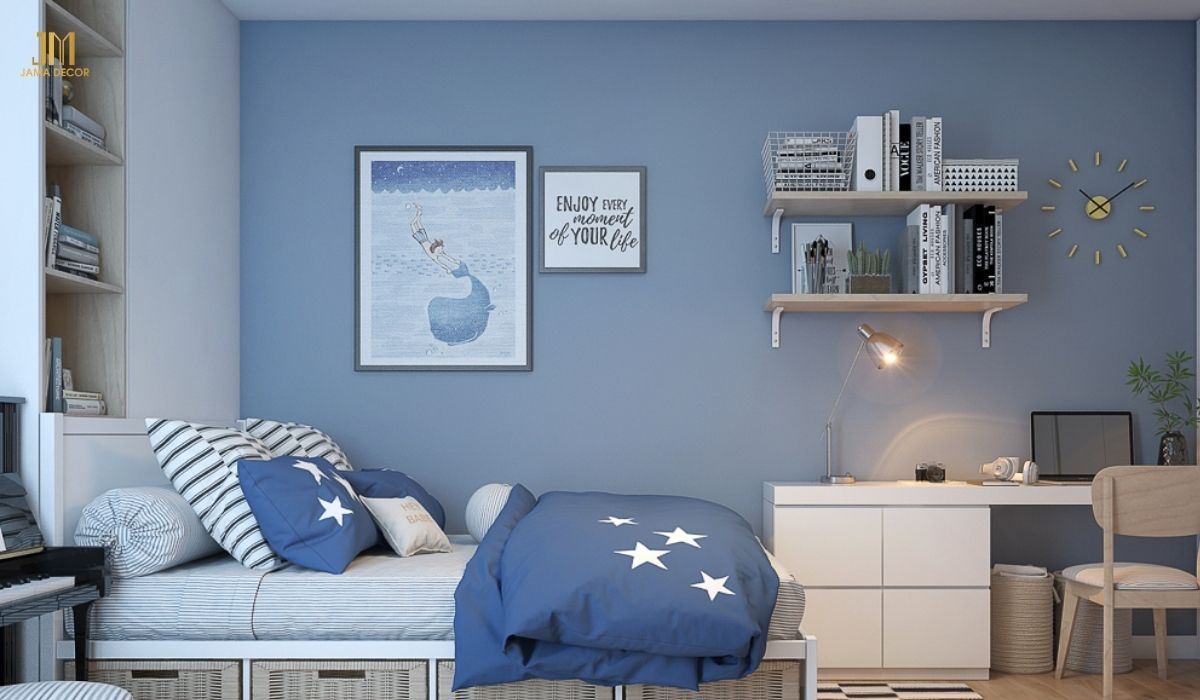 phòng ngủ cho bé trai 