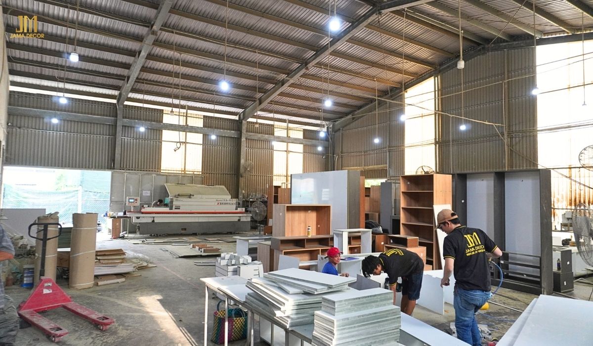 Xưởng sản xuất của nội thất JAMA