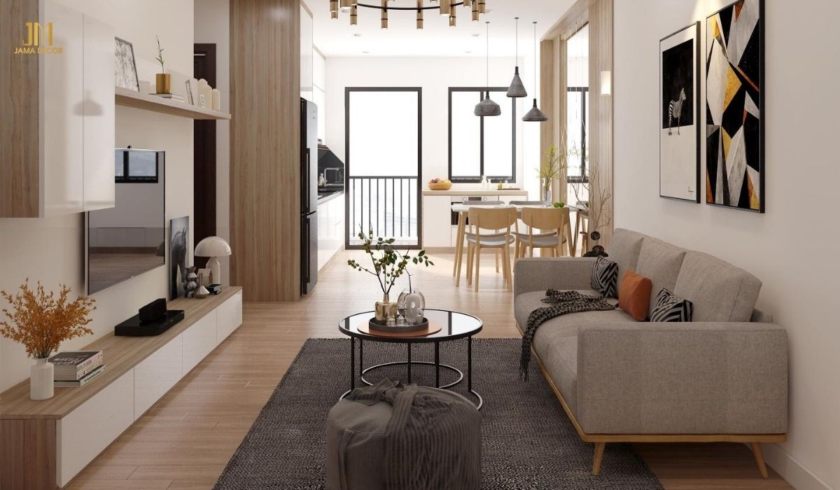 Mẫu thiết kế nội thất chung cư hiện đại, đơn giản