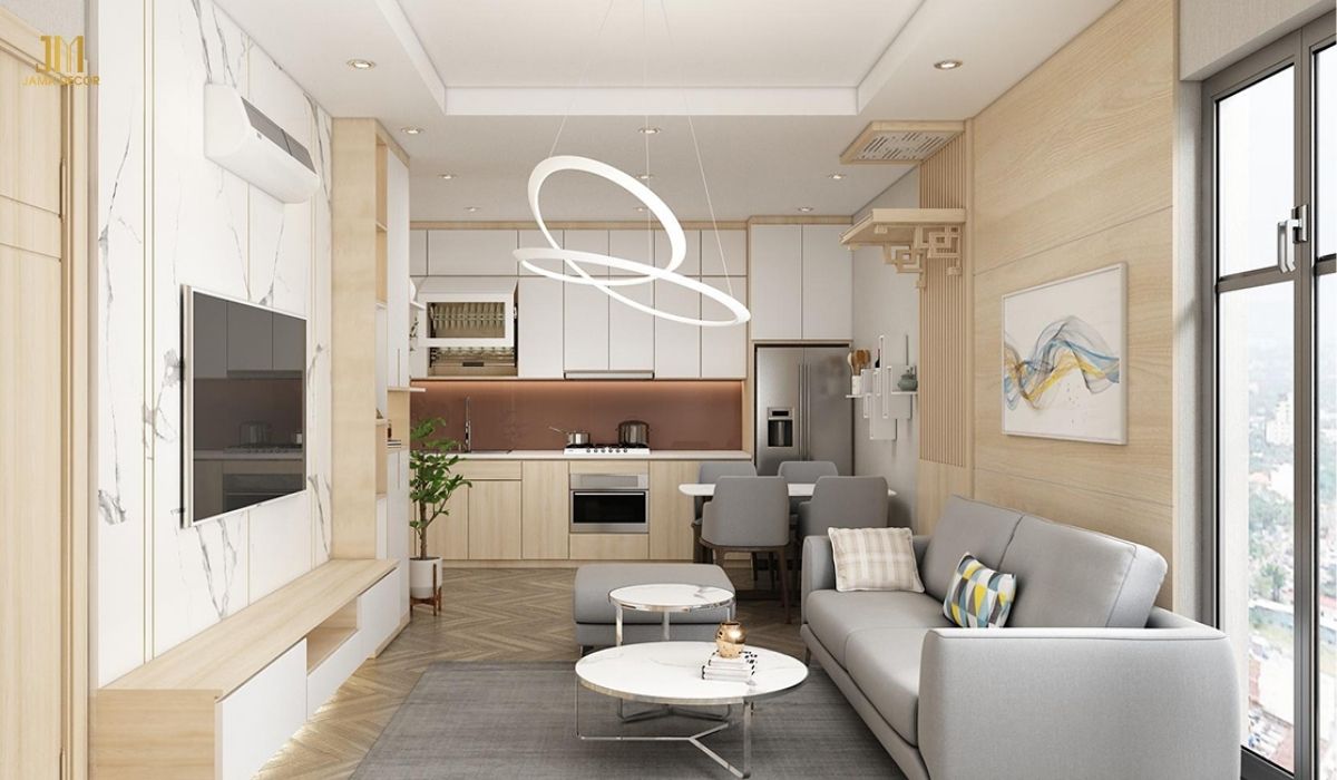 Mẫu thiết kế nội thất chung cư hợp phong thủy