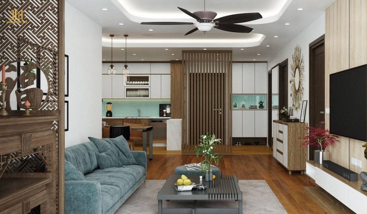 Nội thất chung cư 2 phòng ngủ hiện đại, đẹp mắt