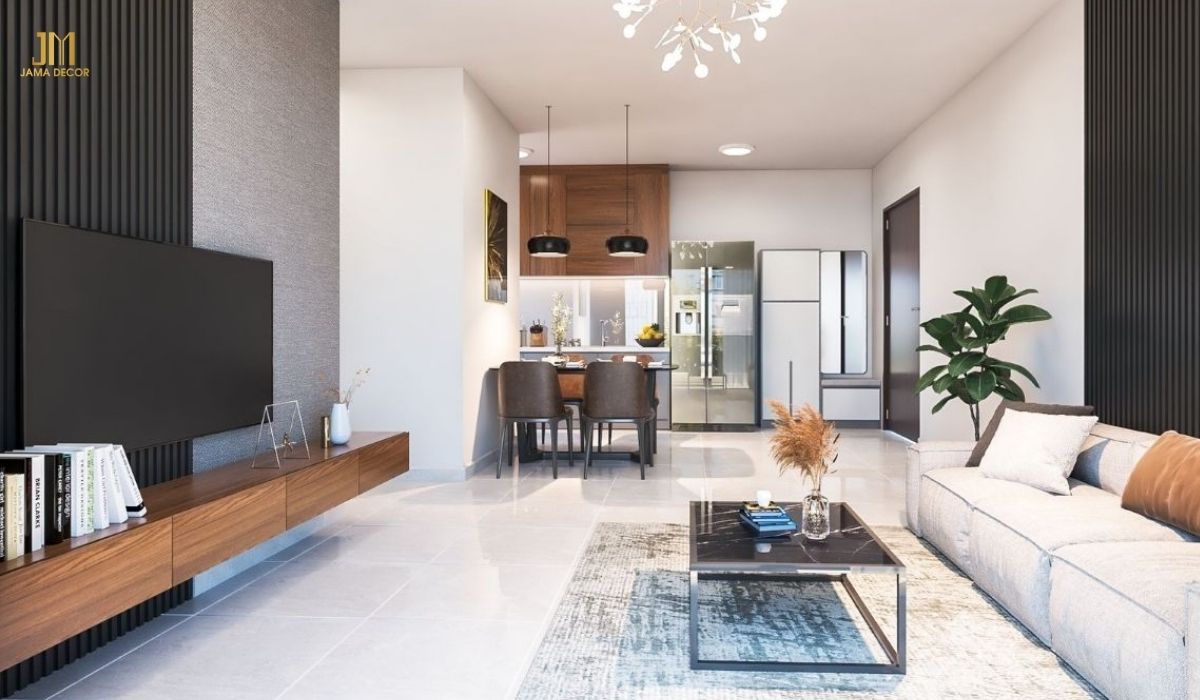 Sử dụng ánh sáng tự nhiên giúp căn hộ thoáng đãng