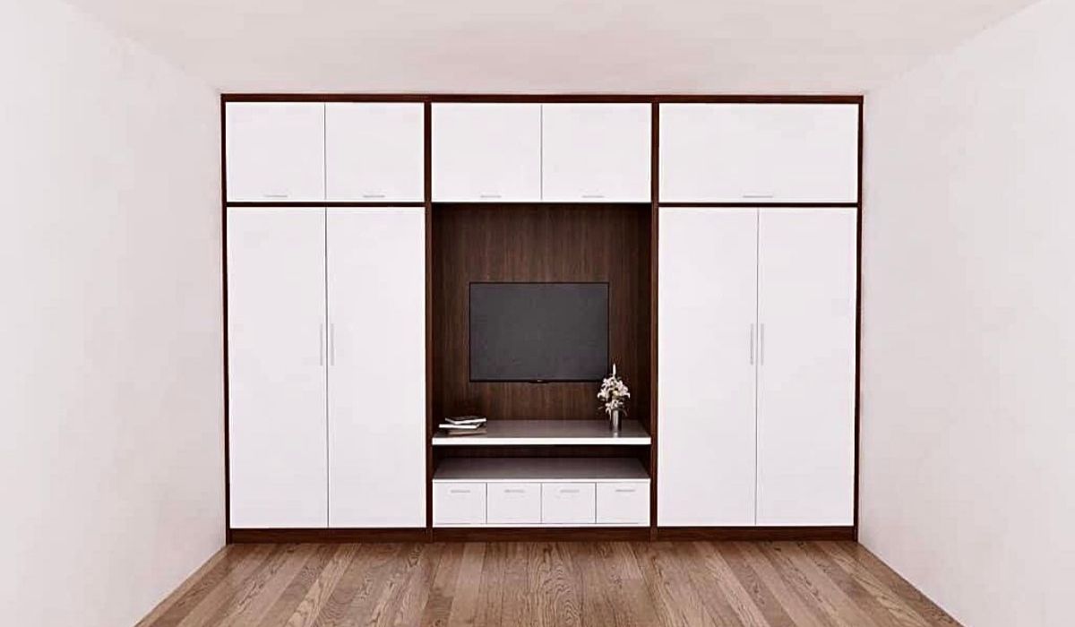 Thiết kế cửa trượt thông minh giúp tiết kiệm diện tích sử dụng.