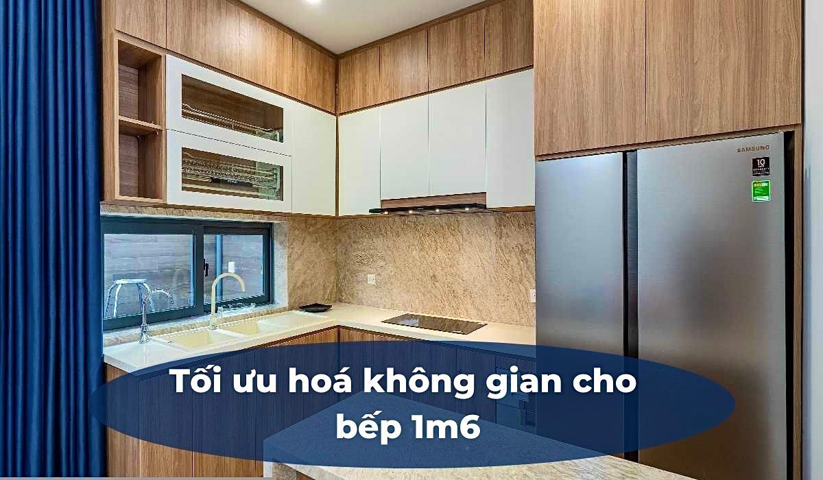 Lựa chọn đồ nội thất khu bếp âm tường để không gian rộng rãi