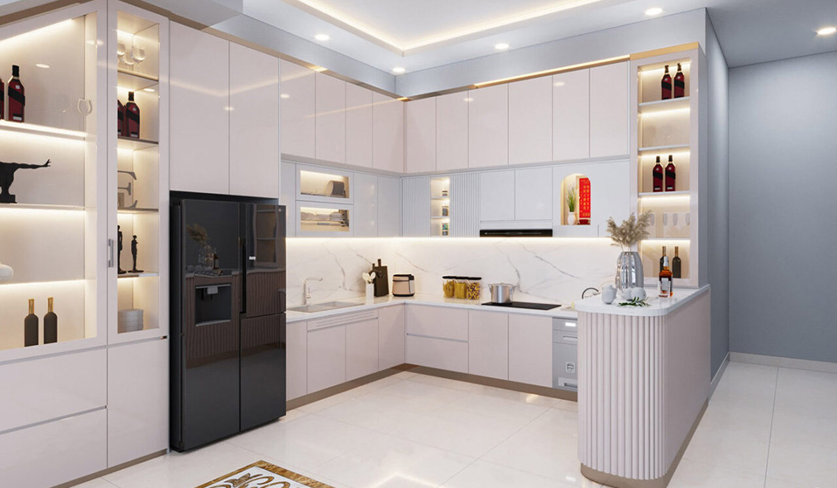 Bố trí nội thất bếp chung cư hợp phong thuỷ, hợp mệnh gia chủ