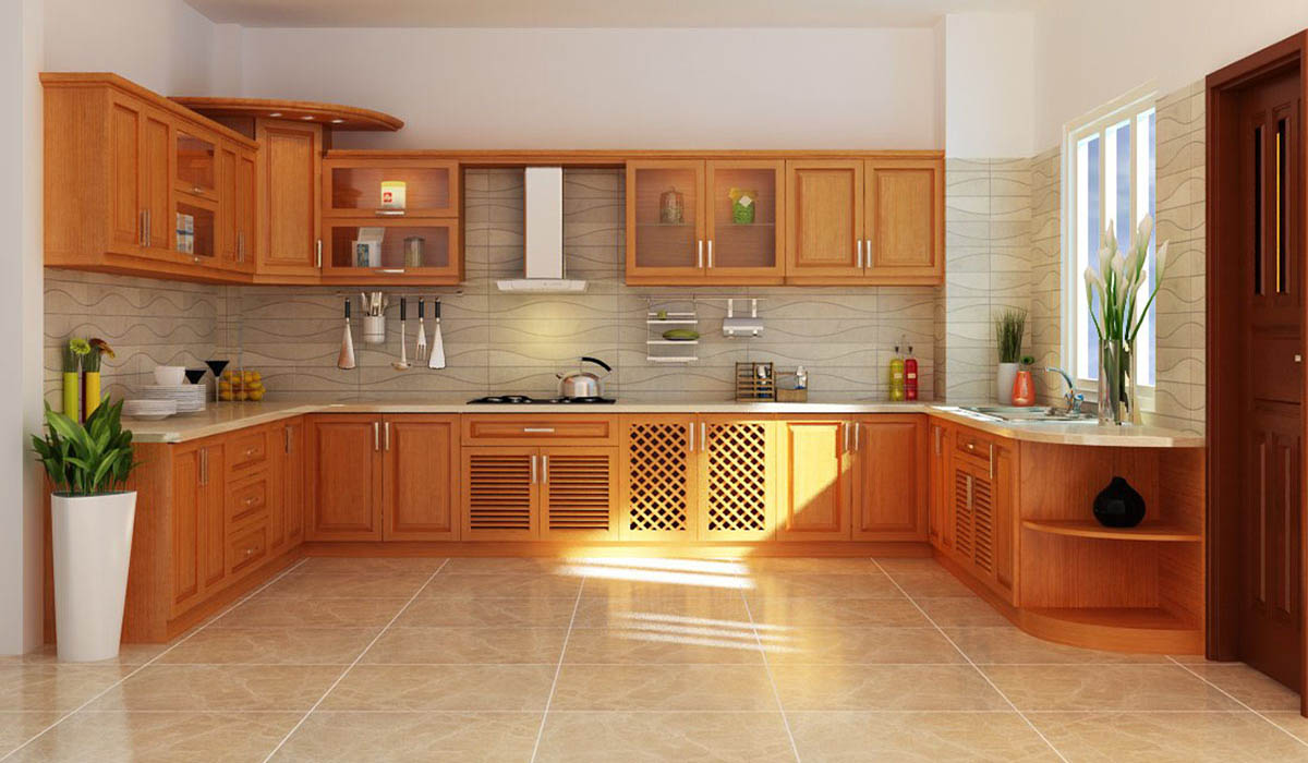 Chọn tủ bếp gỗ vừa tăng tính thẩm mỹ vừa đảm bảo độ bền