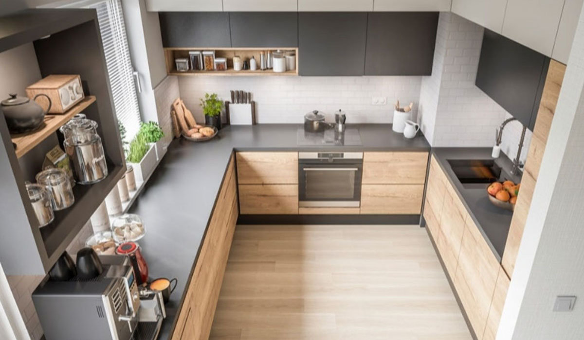 Tận dụng tối đa không gian để giúp khu bếp rộng rãi hơn