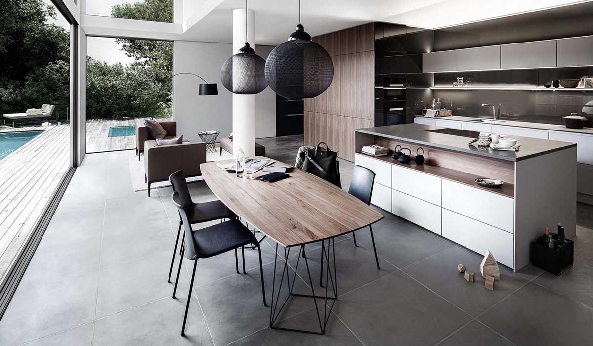 Không gian bếp được thiết kế tối ưu công năng