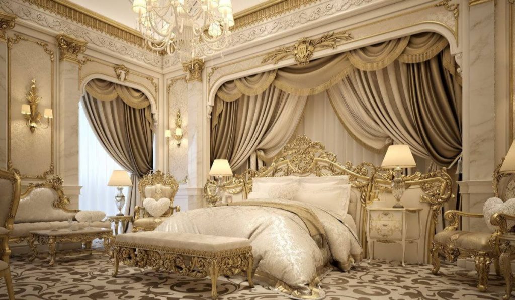 35+ mẫu thiết kế phòng ngủ đẹp cho nhà ống tiện nghi 43 Thiết kế phòng ngủ đẹp cho những người yêu thích phong cách cổ điển