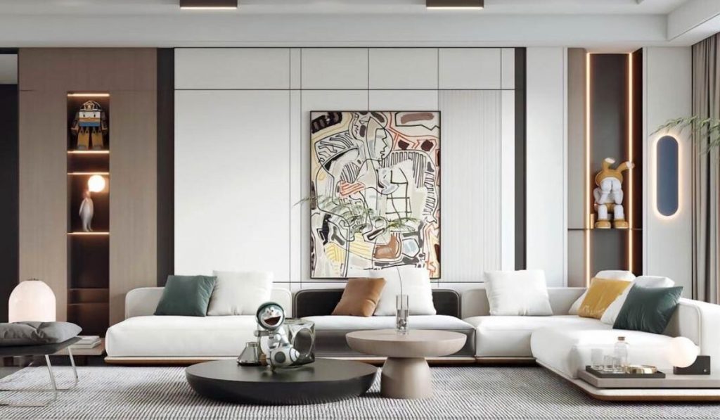 Kết hợp các gam màu trung tính sẽ giúp không gian trở nên đẹp mắt, sang trọng