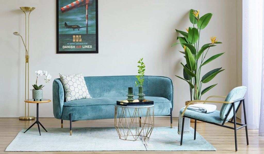 Gam màu xanh trứng sáo trong trang trí nội thất thể hiện bạn là người trẻ trung, năng động và sáng tạo