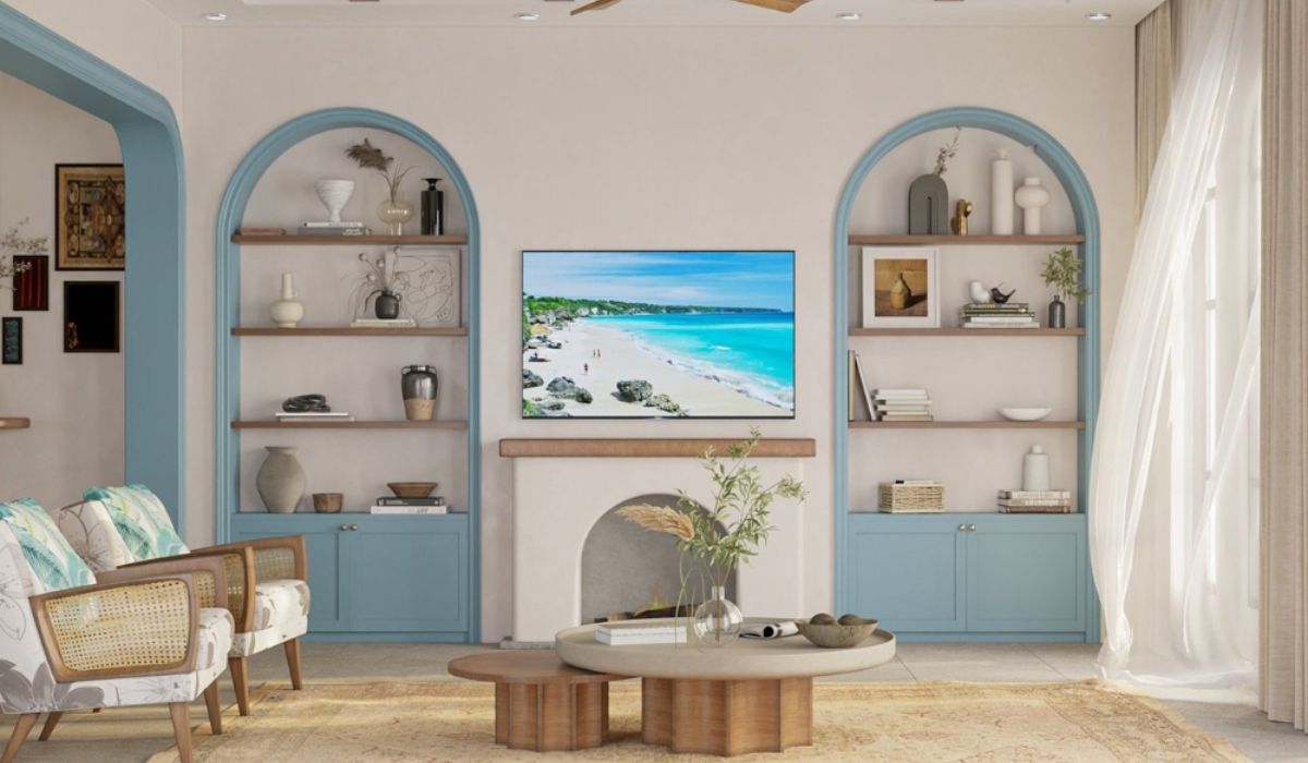 Các chi tiết bo tròn tạo cảm giác mềm mại, dễ chịu